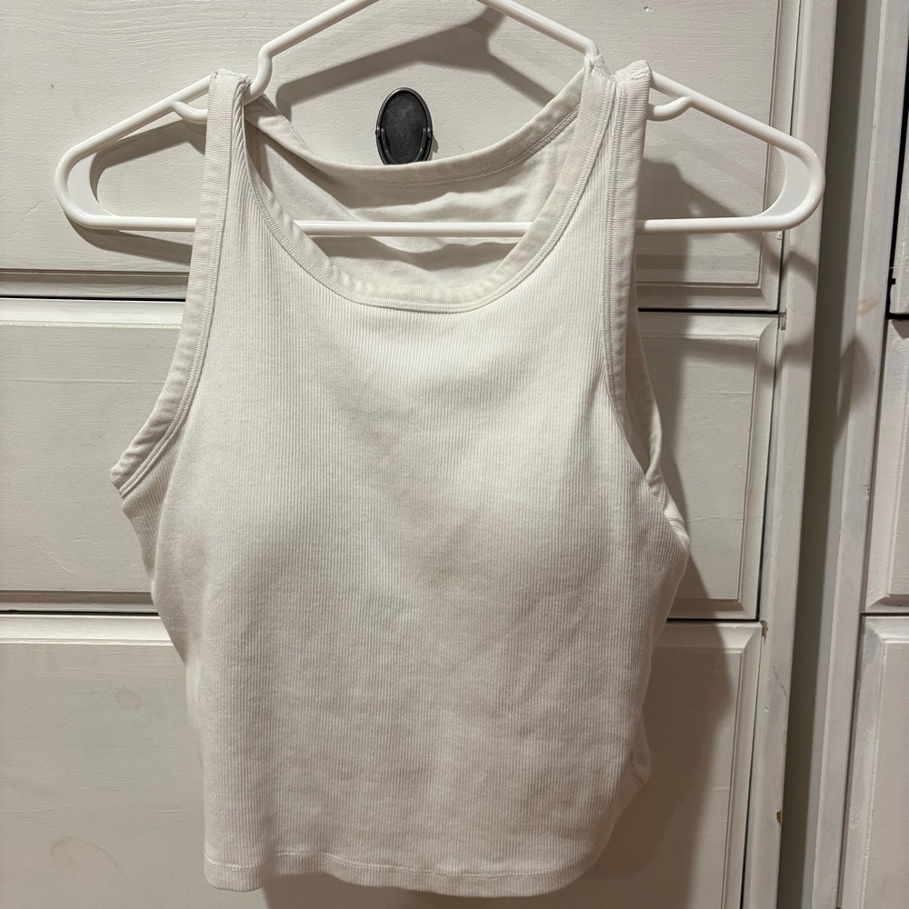 Uniqlo Ribbed Crop Bra Tank Top